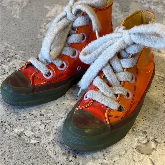 Converse All Stars Converse x JW Anderson Orange Sneakers Size 6 - Picture 7 of 11